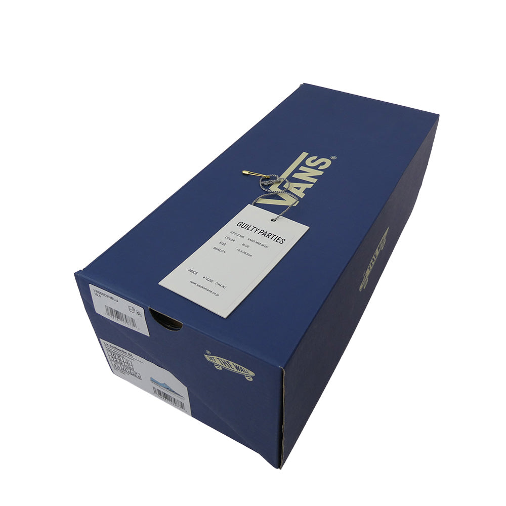 WACKO MARIA ワコマリア 25SS VANS-WM-SH07 VANS バンズ LX AUTHENTIC 44 オーセンティック ローカット スニーカー ライトブルー系 ブラック系 28.5cm【新古品】【未使用】【中古】