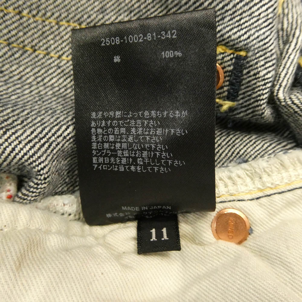 MINEDENIM マインデニム 25AW 2508-1002-81-342 L.Straight 5pocket OWS ストレート 5 ポケット デニム パンツ インディゴブルー系 11【中古】