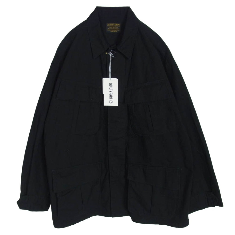 WACKO MARIA ワコマリア 24AW 24FWE-WMO-ML03 FATIGUE JACKET ファティーグジャケット ミリタリー ジャケット ブラック系 M【中古】