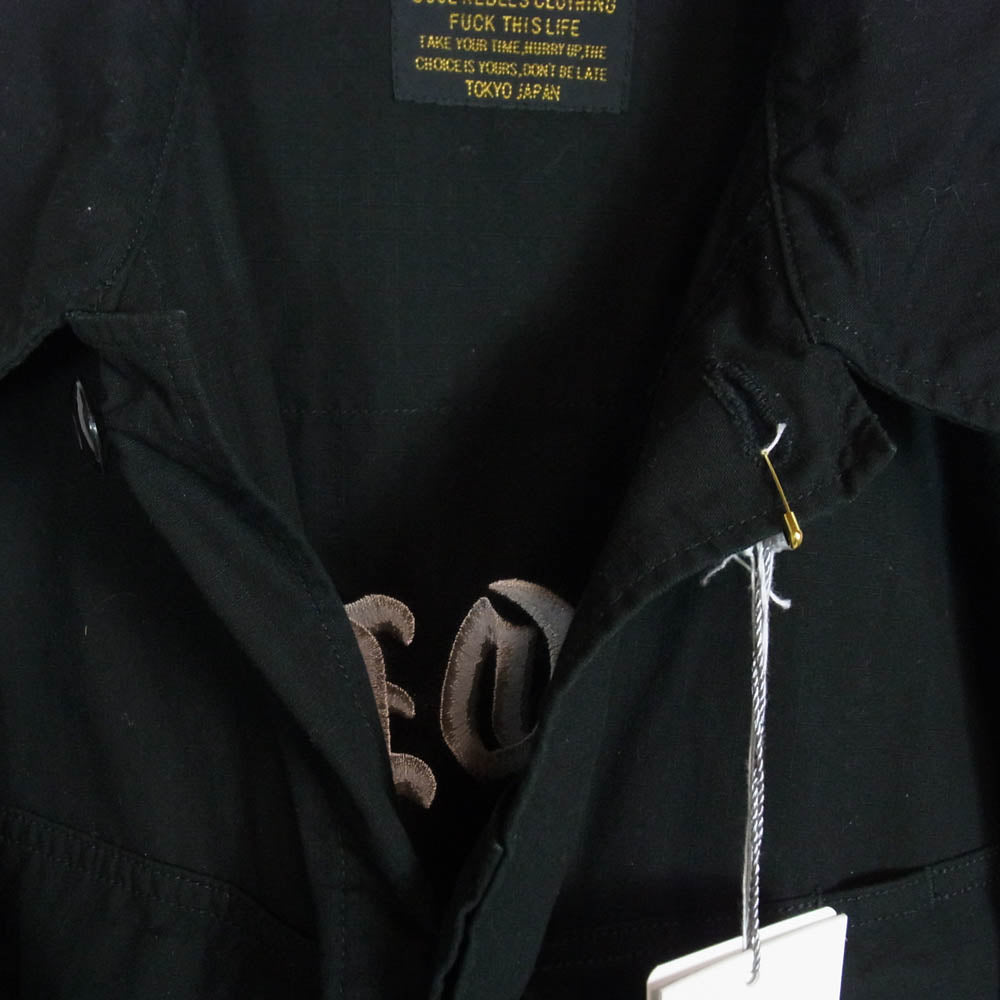 WACKO MARIA ワコマリア 24AW 24FWE-WMO-ML03 FATIGUE JACKET ファティーグジャケット ミリタリー ジャケット ブラック系 M【中古】