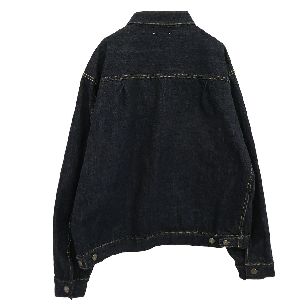 MINEDENIM マインデニム 25AW 2508-8001-81-032 R.Denim RF-GJKT-OWS ルーズ フィット デニム ジャケット インディゴブルー系 3【中古】
