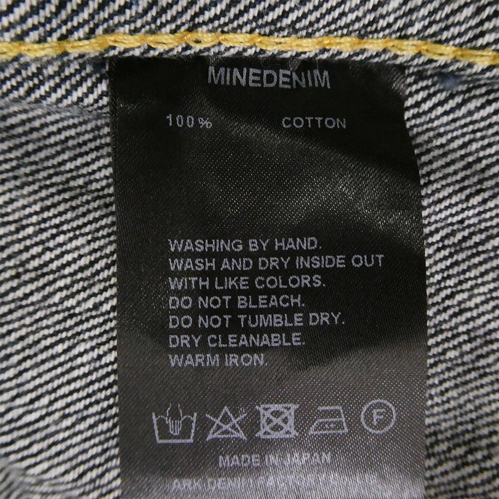MINEDENIM マインデニム 25AW 2508-8001-81-032 R.Denim RF-GJKT-OWS ルーズ フィット デニム ジャケット インディゴブルー系 3【中古】