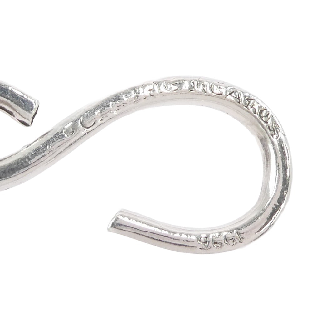 CHROME HEARTS クロムハーツ（原本無） 修理補填確認書付属 FANCY LONG-S ファンシー 1クリップ ロング ウォレット チェーン シルバー系【中古】