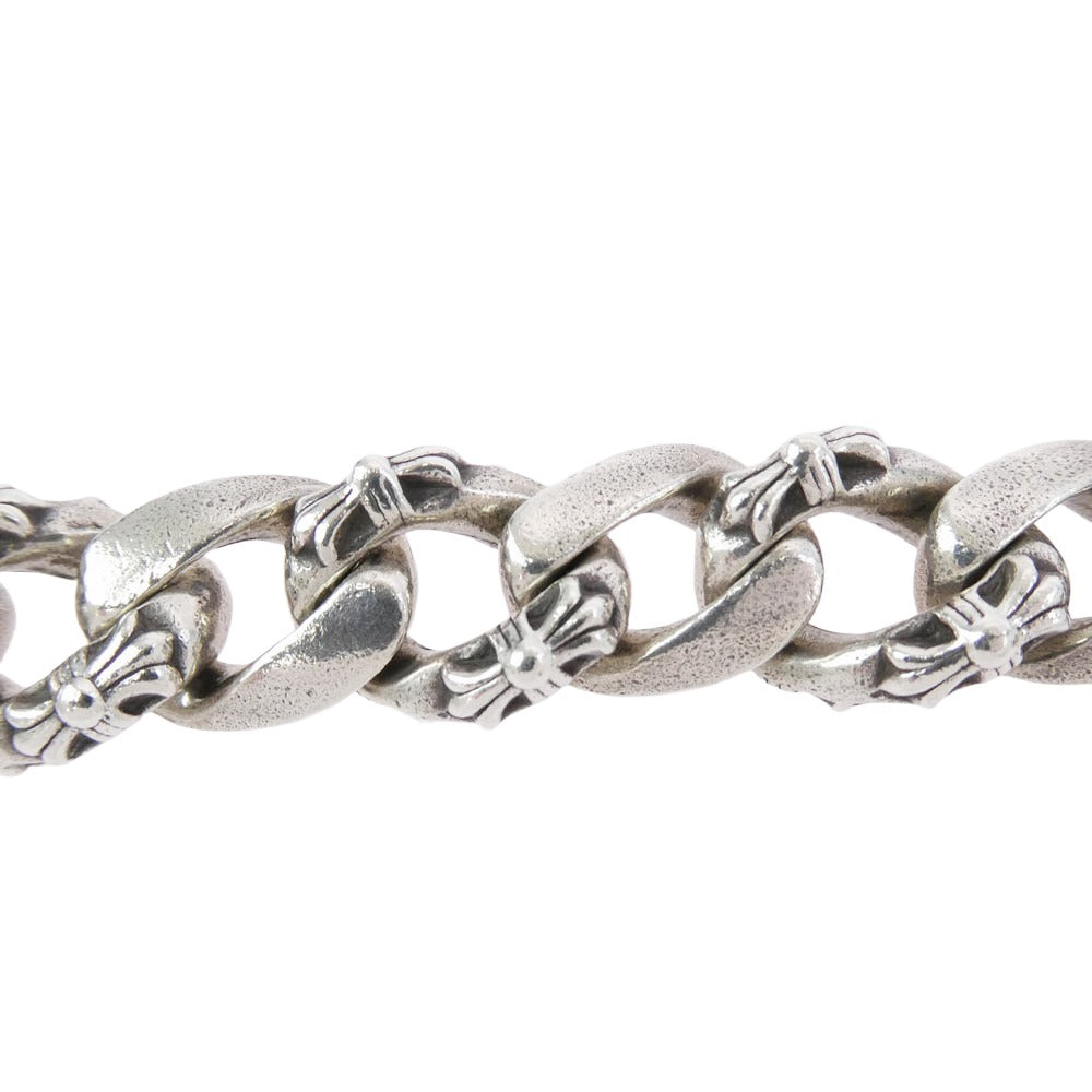 CHROME HEARTS クロムハーツ（原本無） 修理補填確認書付属 FANCY LONG-S ファンシー 1クリップ ロング ウォレット チェーン シルバー系【中古】