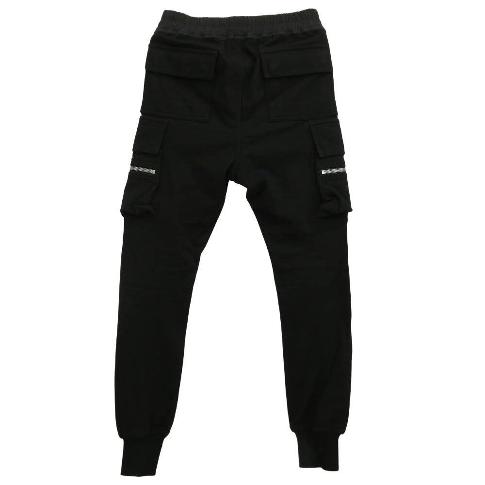 Rick Owens リックオウエンス 23AW RU02C7396-BA LUXOR期 BA素材 MASTODON CARGO マストドン カーゴ パンツ ブラック系 46【美品】【中古】