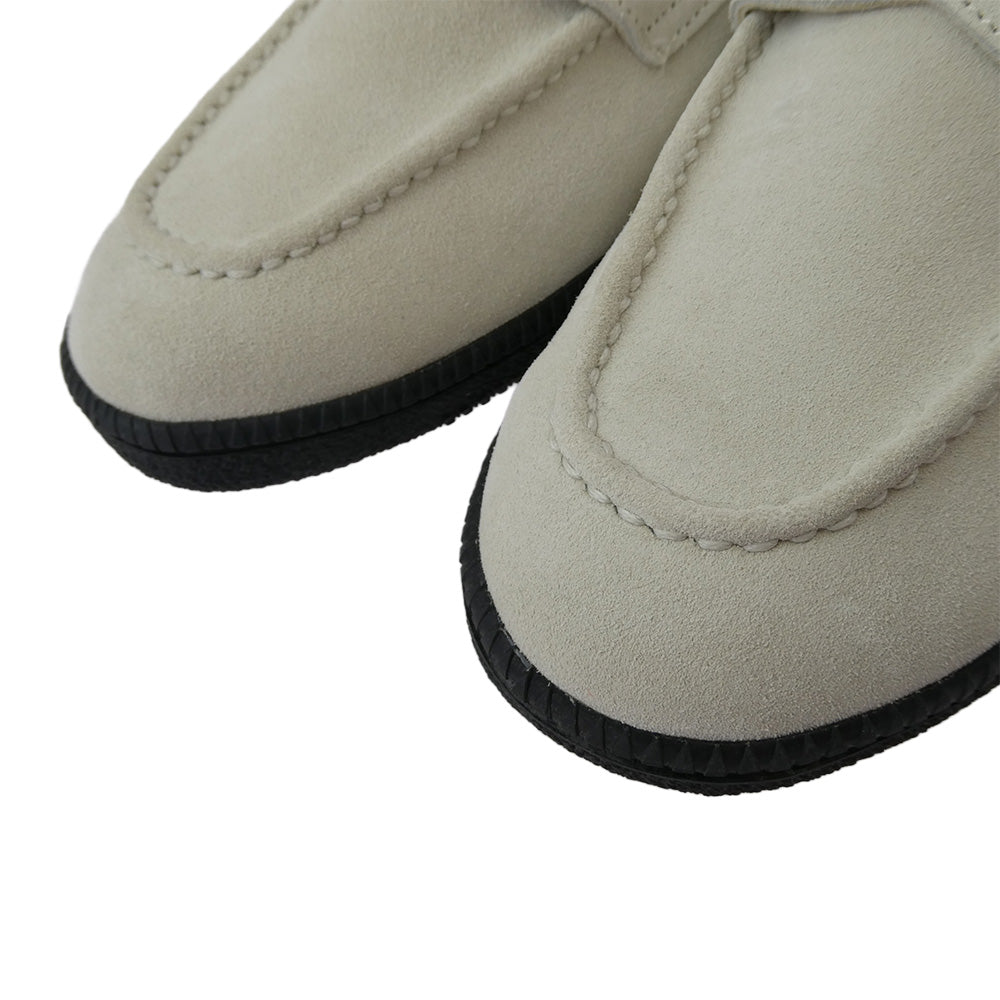 ブラザーブリッジ PETERS SMOKE WHT/B スニーカーソール スエード ローファートレーナー シューズ オフホワイト系 8【中古】