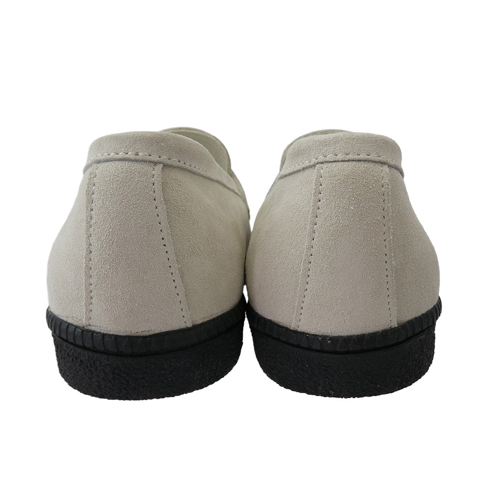 ブラザーブリッジ PETERS SMOKE WHT/B スニーカーソール スエード ローファートレーナー シューズ オフホワイト系 8【中古】