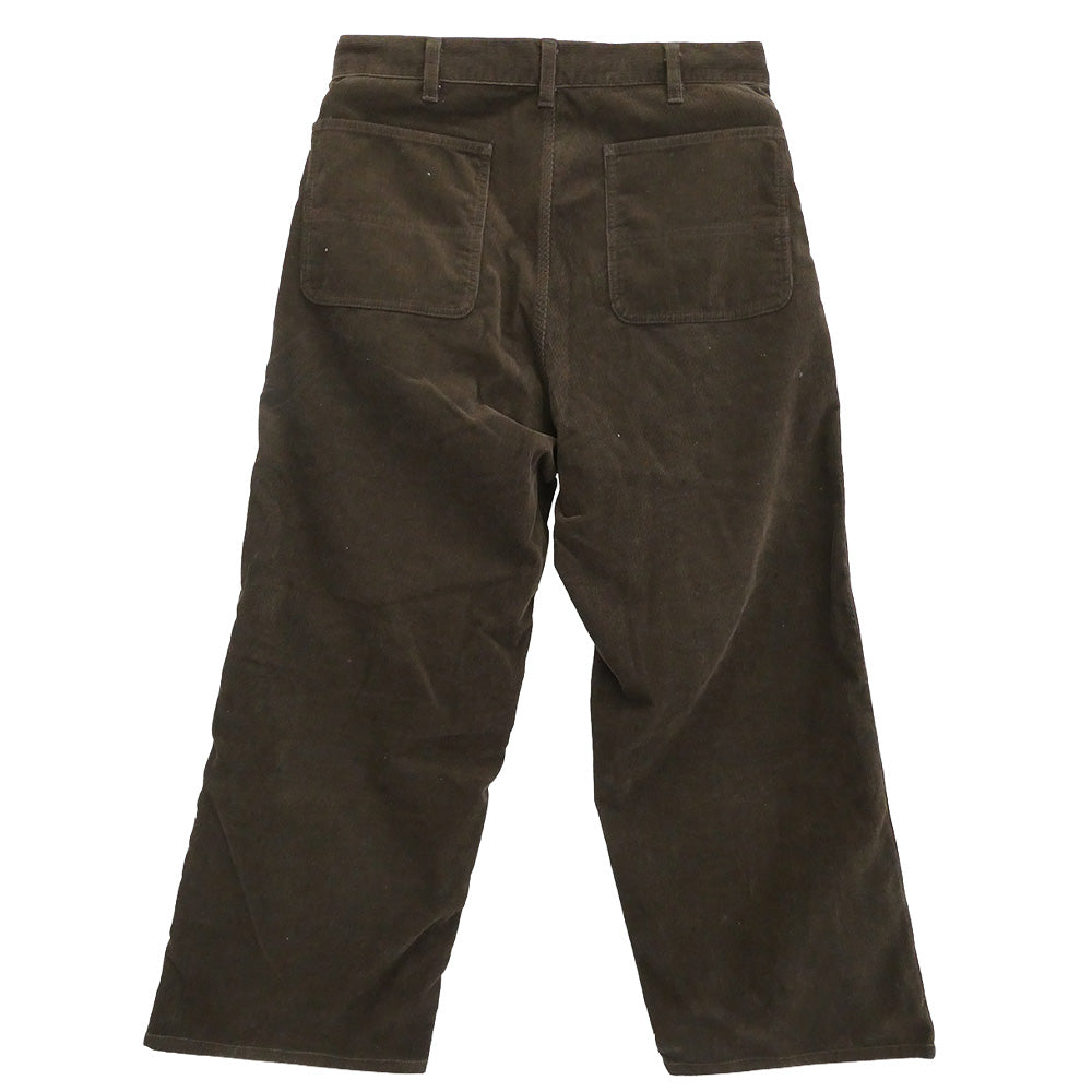 nanamica ナナミカ 25SS S25FC061 Corduroy Dock Pants ワイドストレートカット コーデュロイ ワークパンツ ブラウン系 30【中古】