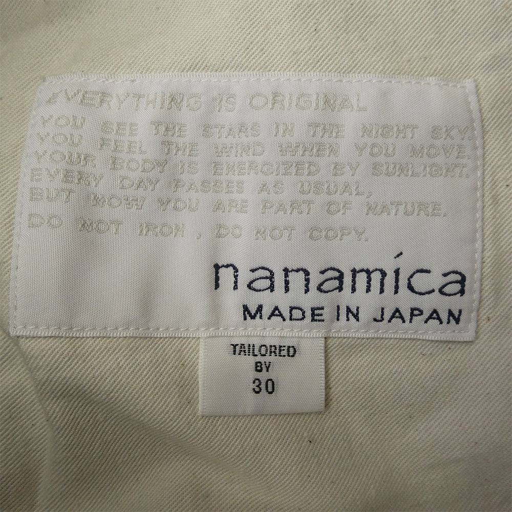 nanamica ナナミカ 25SS S25FC061 Corduroy Dock Pants ワイドストレートカット コーデュロイ ワークパンツ ブラウン系 30【中古】