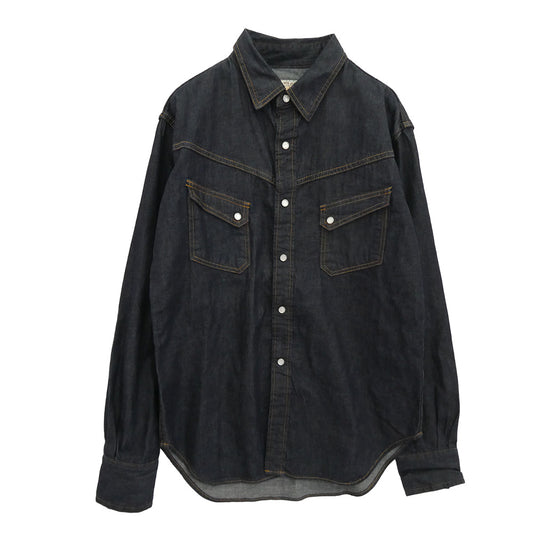 TCB jeans ティージービージーンズ RANCHMAN Shirt DENIM ランチマン ウエスタン デニムシャツ インディゴブルー系 サイズ表記なし【中古】