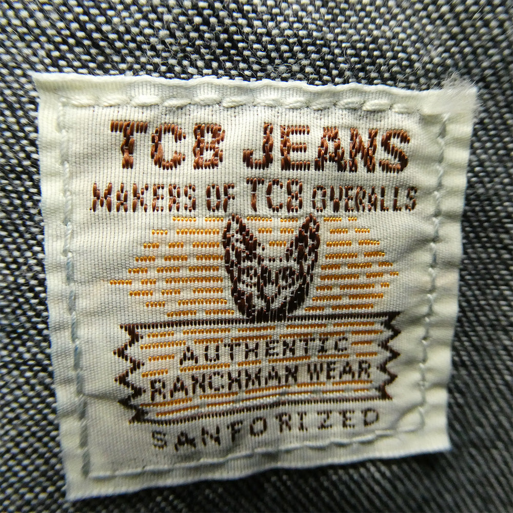 TCB jeans ティージービージーンズ RANCHMAN Shirt DENIM ランチマン ウエスタン デニムシャツ インディゴブルー系 サイズ表記なし【中古】
