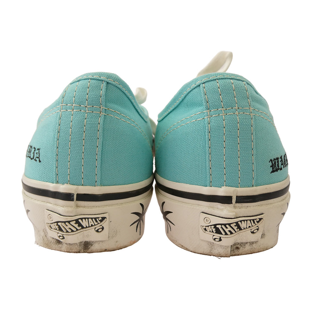 WACKO MARIA ワコマリア 25AW VN000D9NBLU VANS バンズ LX AUTHENTIC 44 CHECKERBOARD BLUE チェッカーボード ローカット スニーカー ライトブルー系 ブラック系 27.0【中古】