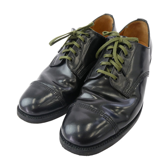 サンダース 1128B 英国製 MILITARY DERBY SHOE ダイナイトソール ミリタリー ダービー シューズ ブラック系 8【中古】
