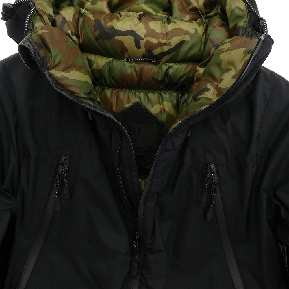 NANGA ナンガ UI52-17U005 ×URBANRESEARCH AURORA 3LAYER DOWN BLOUSON アーバンリサーチ ダウンジャケット ブラック系 M【中古】