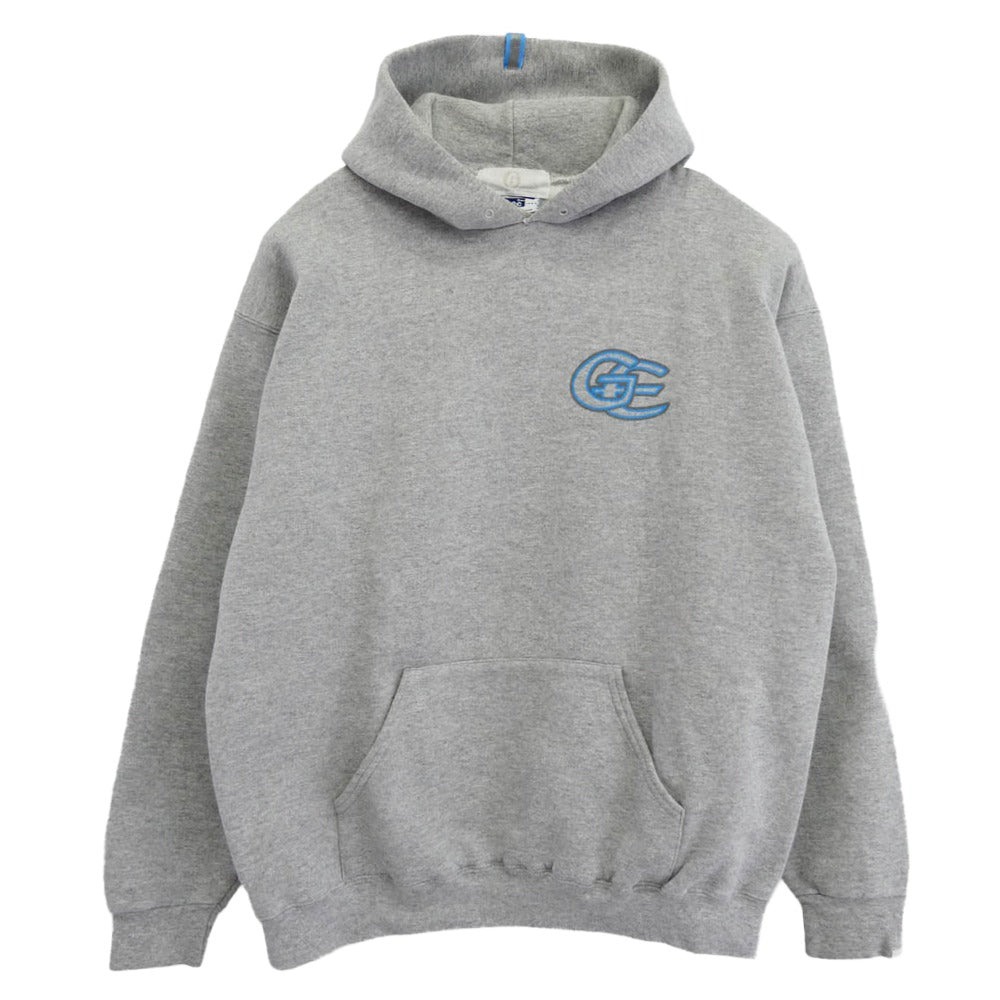 GOODENOUGH グッドイナフ 90s 初期 archive アーカイブ GE Lee ボディ プルオーバー パーカー グレー系 L【中古】