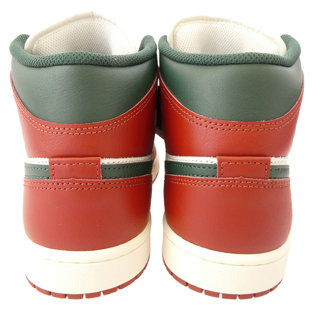 NIKE ナイキ DQ8426-105 Air Jordan 1 Mid Sail/Pure エアジョーダン1 ミッド セイル ハイカットスニーカー レッド系 27.5cm【新古品】【未使用】【中古】