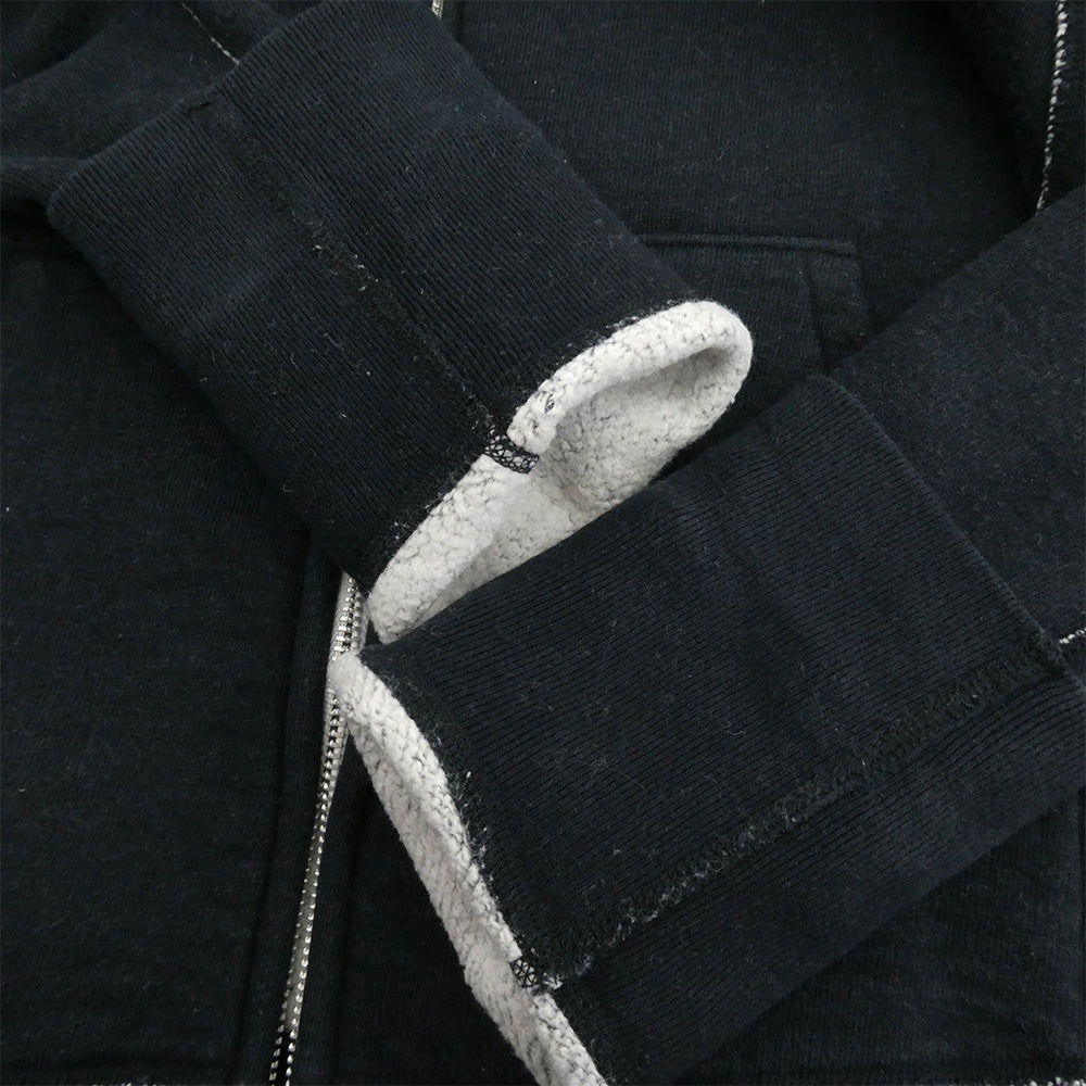 DRESSTERIOR ドレステリア 1778 086-39901 裏起毛 ラグラン フルジップ パーカー フーディー ネイビー系 M【中古】