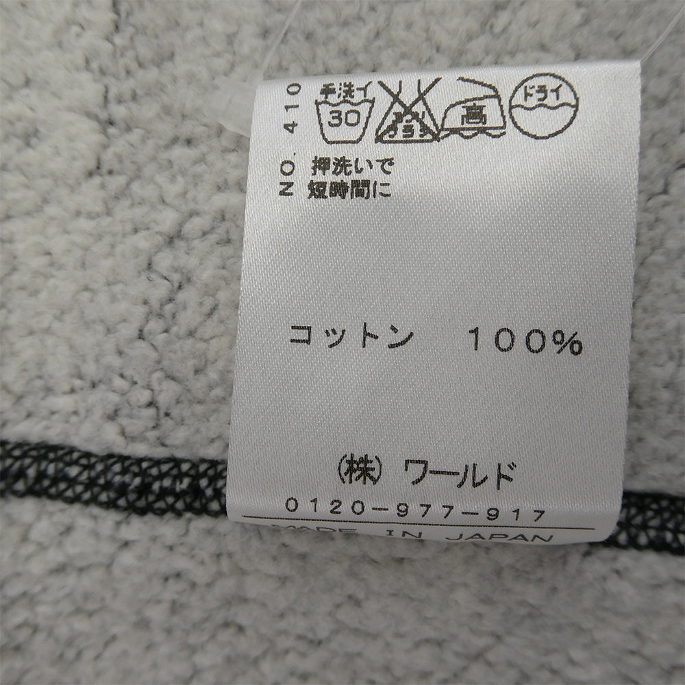 DRESSTERIOR ドレステリア 1778 086-39901 裏起毛 ラグラン フルジップ パーカー フーディー ネイビー系 M【中古】