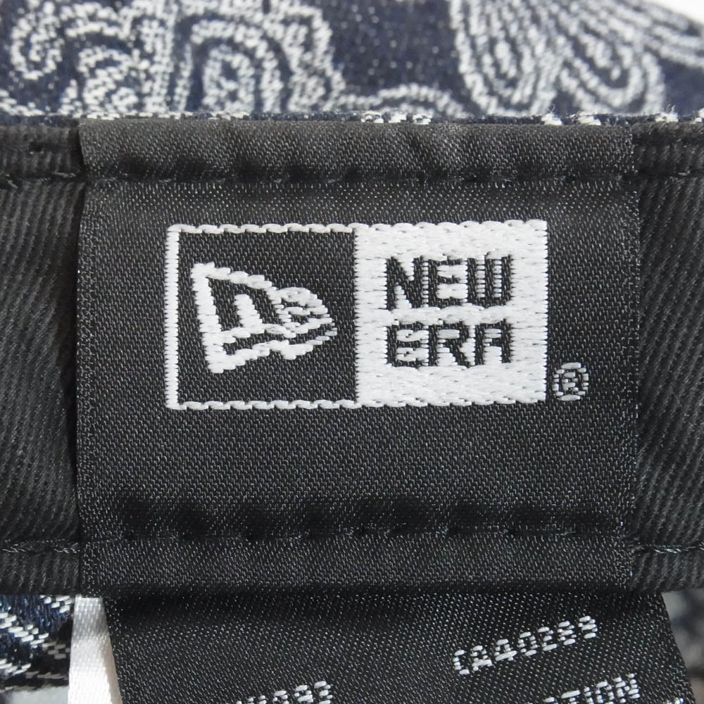NEW ERA ニューエラ 59FIFTY NYY PAISLEY New York Yankees デニムペイズリー ニューヨーク ヤンキース フィフティー キャップ ネイビー系 7 5/8【中古】
