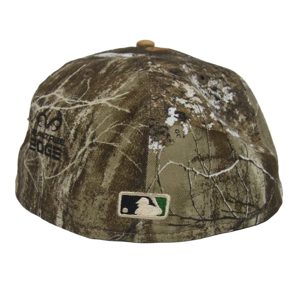 NEW ERA ニューエラ 59FIFTY Real Tree Camo Los Angeles Dodgers ロサンゼルス ドジャース リアルツリー カモ フィフティー キャップ ベージュ系 7 3/4【美品】【中古】