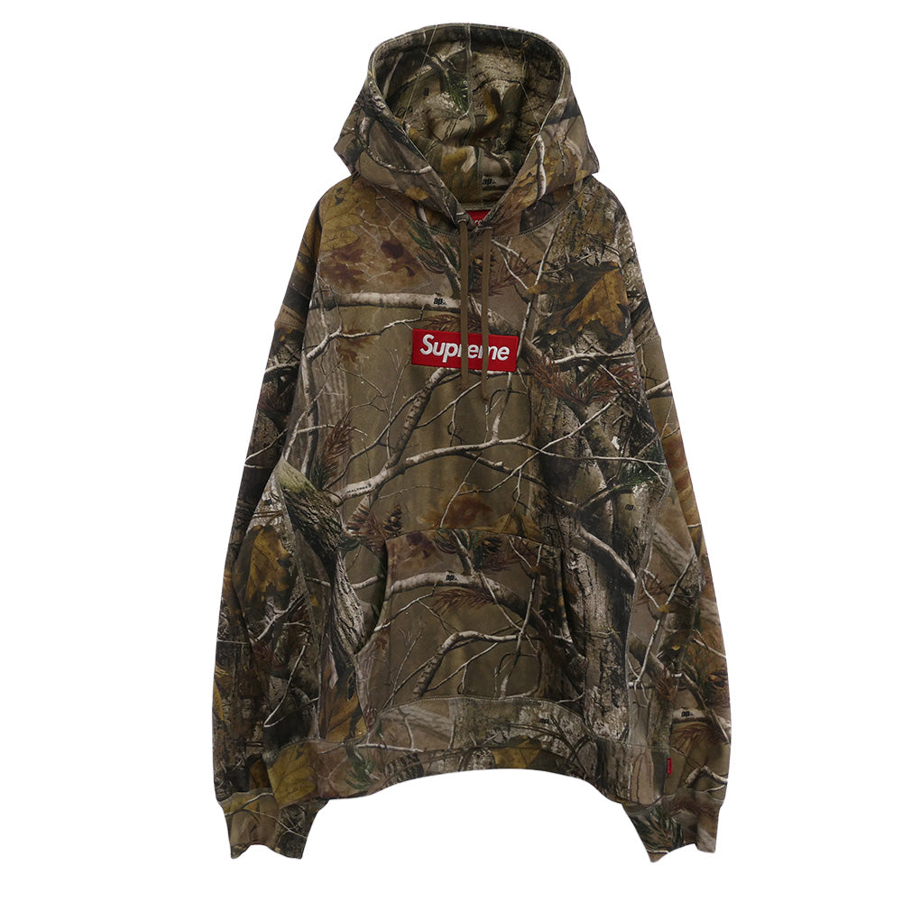 Supreme シュプリーム Box Logo HoodedSweatshirt Realtree AP Camo リアルツリー ボックスロゴ フーデッド スウェット シャツ パーカー XXL【新古品】【未使用】【中古】