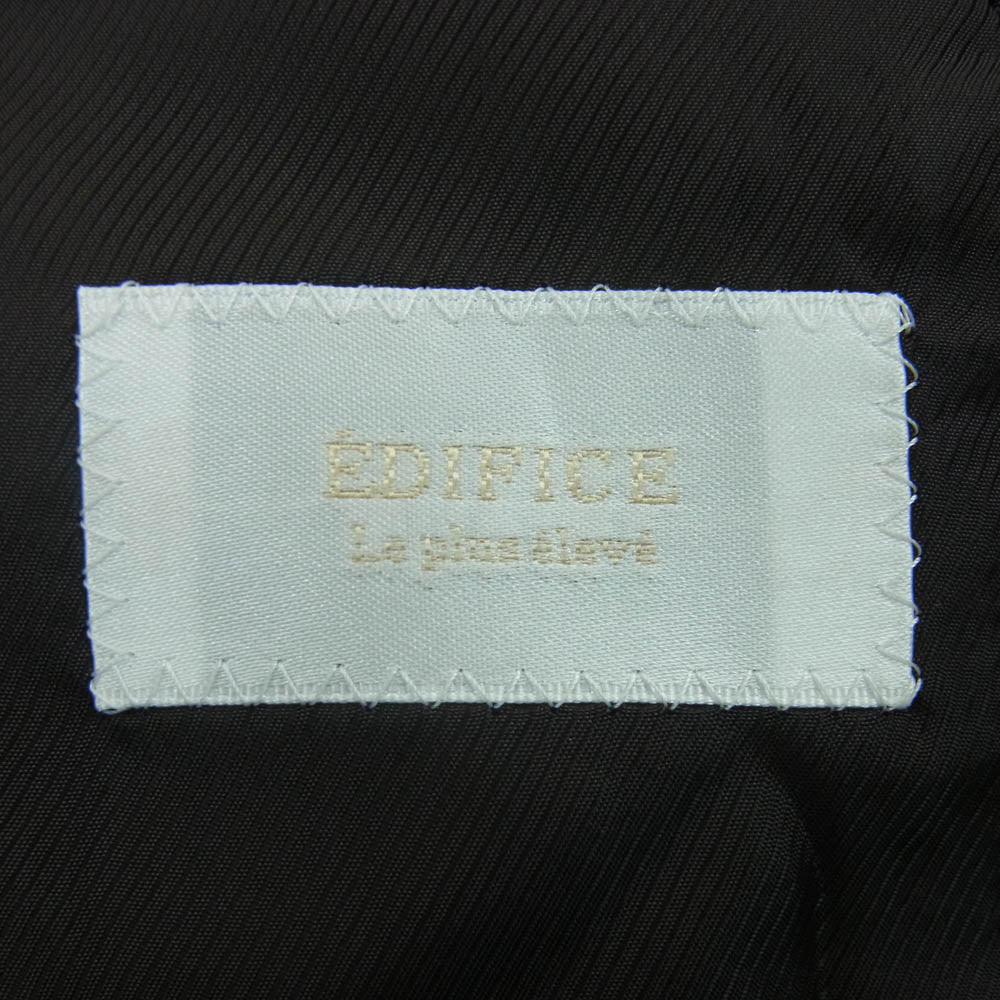 EDIFICE エディフィス Loro Piana ロロピアーナ ウール 2B テーラード ジャケット 中国製 グレー系 ブラウン系 42【中古】