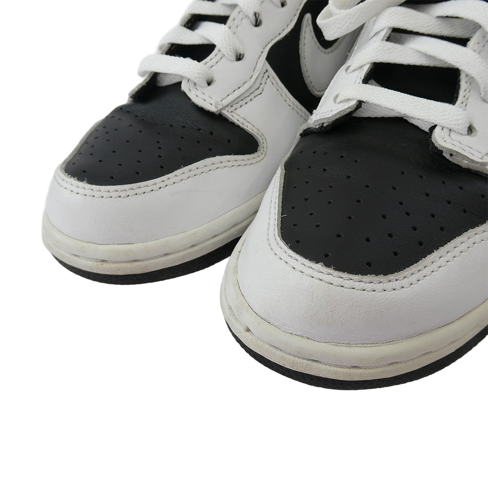 Supreme シュプリーム DN3741-002 【フェイクバスターズ鑑定済】× Nike SB Dunk High By Any Means White Black ナイキ SB ダンク ハイ バイ エニー ミーンズ ハイカット スニーカー ブラック系 ホワイト系 25cm【中古】