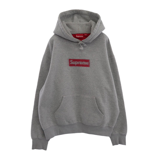 Supreme シュプリーム 23SS Inside Out Box Logo Hooded Sweatshirt インサイド アウト ボックス ロゴ フード スウェット パーカー グレー系 M【中古】