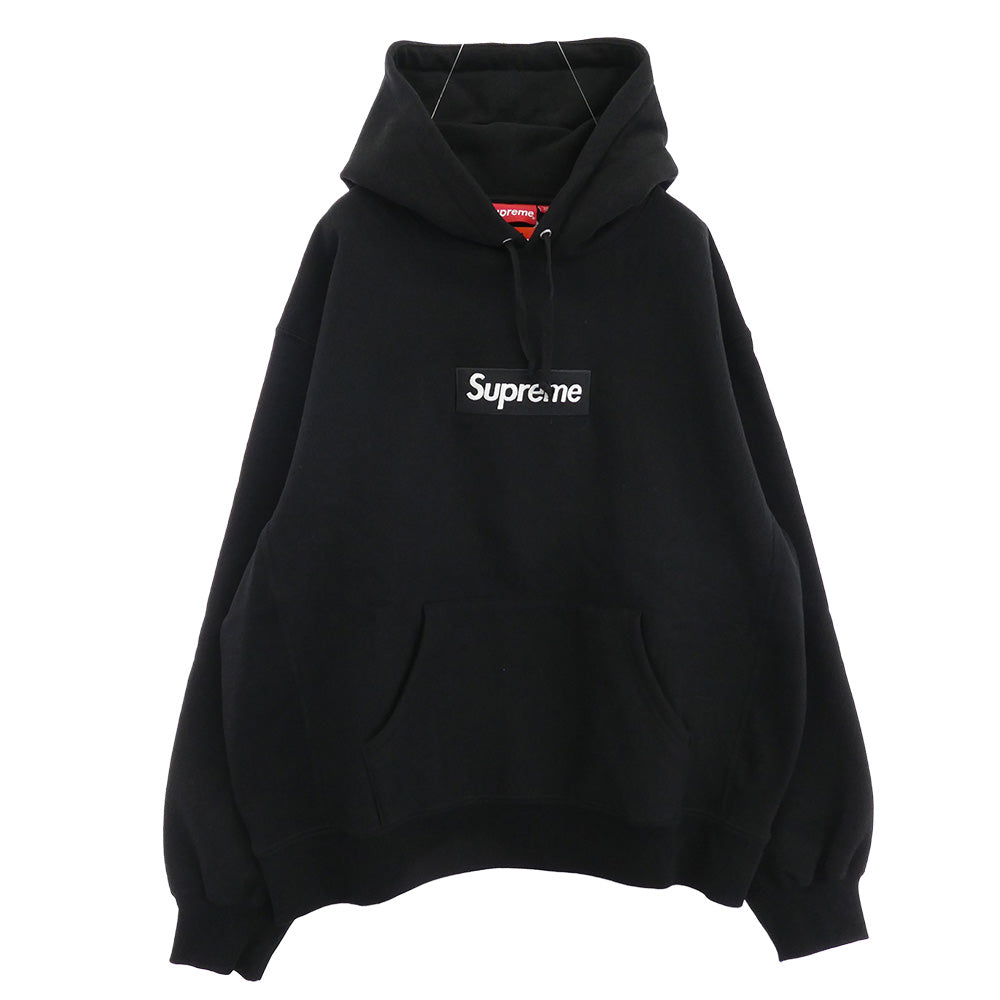 Supreme シュプリーム 23AW Box Logo Hooded Sweatshirt ボックスロゴ フーディー スウェット パーカー ブラック系 M【中古】