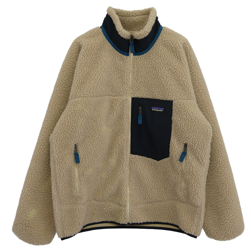 patagonia パタゴニア STY23056FA20 CLASSIC RETRO-X JACKET クラシック レトロ フリース ジャケット オフホワイト系 L【中古】