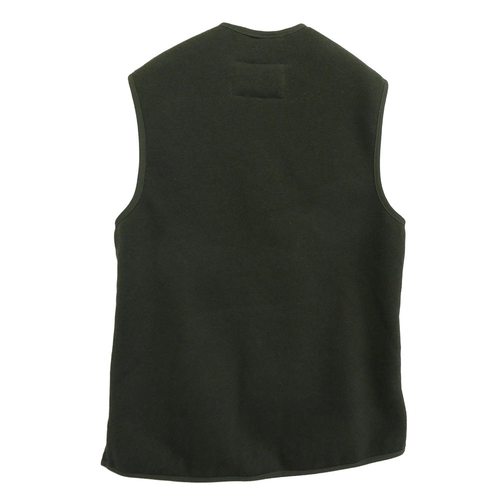 Barbour バブアー 24AW 242MLI0004 フロントジップ クラシックフィット リバーシブル ファー ライナー ベスト グリーン系 38【中古】