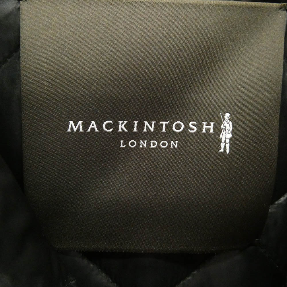 Mackintosh マッキントッシュ G1C38-602-09 LONDON ロンドン BLACK OF BLACKs WATSON LONG ワトソン ロング シンセティックキルティングアウター 中綿 コート ブラック系 40【中古】