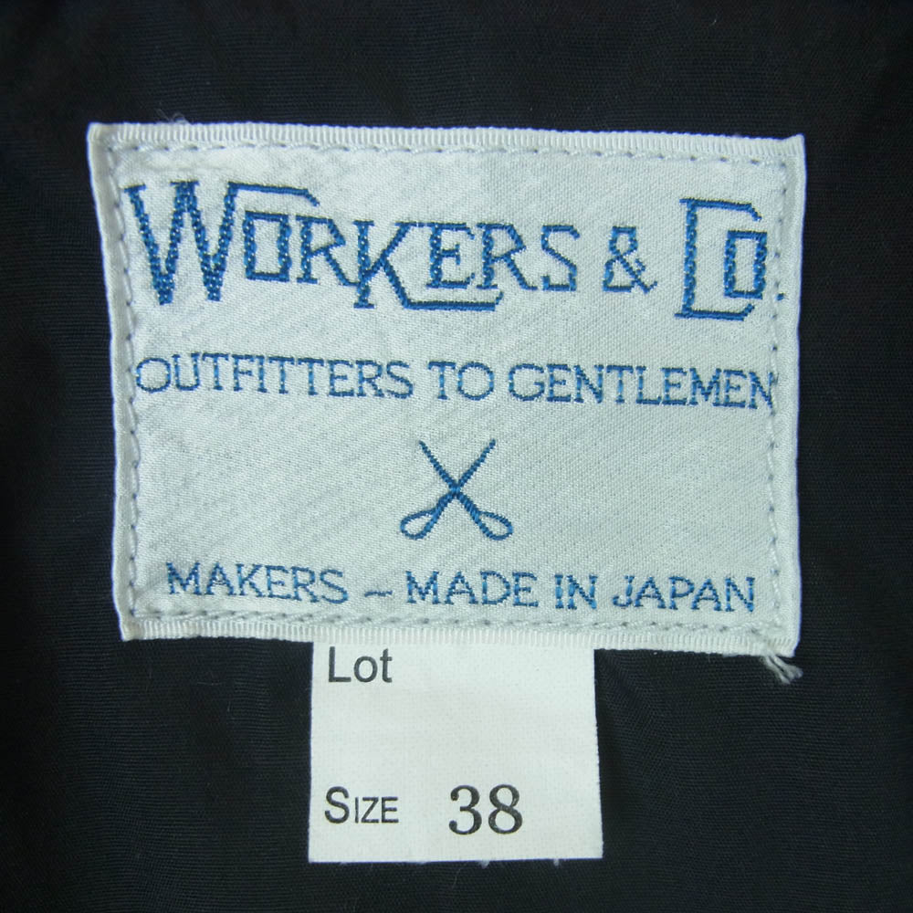 ワーカーズ Harrington Jacket ツイード ハリントン ジャケット グレー系 38【中古】