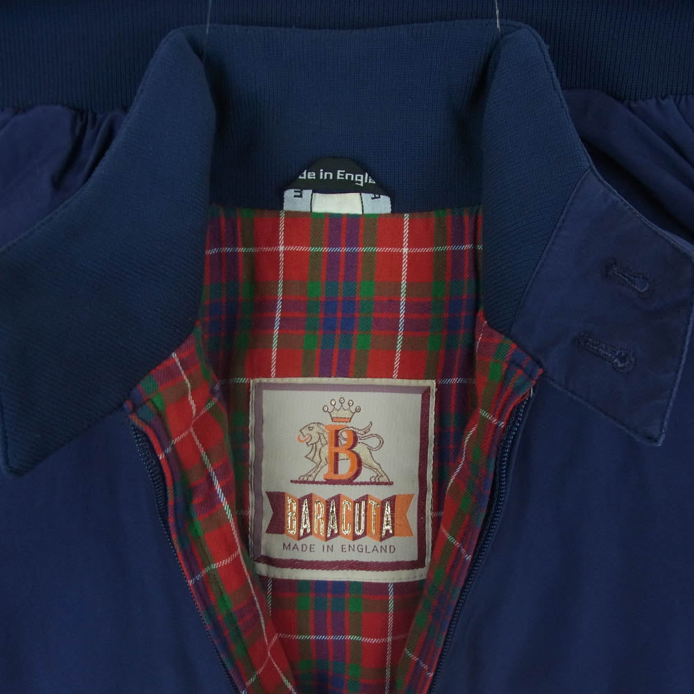 BARACUTA バラクータ 70s 英国製 AEROジップ G9 スウィングトップ ハリントン ジャケット ネイビー系 32 81cm【中古】