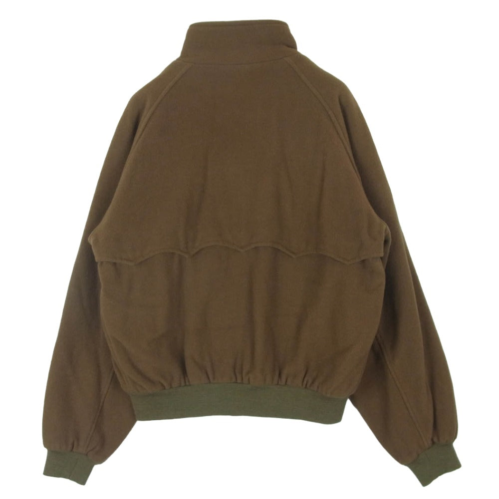 BARACUTA バラクータ 80s 英国製 カシミヤ混紡 G9 ハリントン ジャケット OPTIジップ カーキ系 ブラウン系 38 96cm【中古】