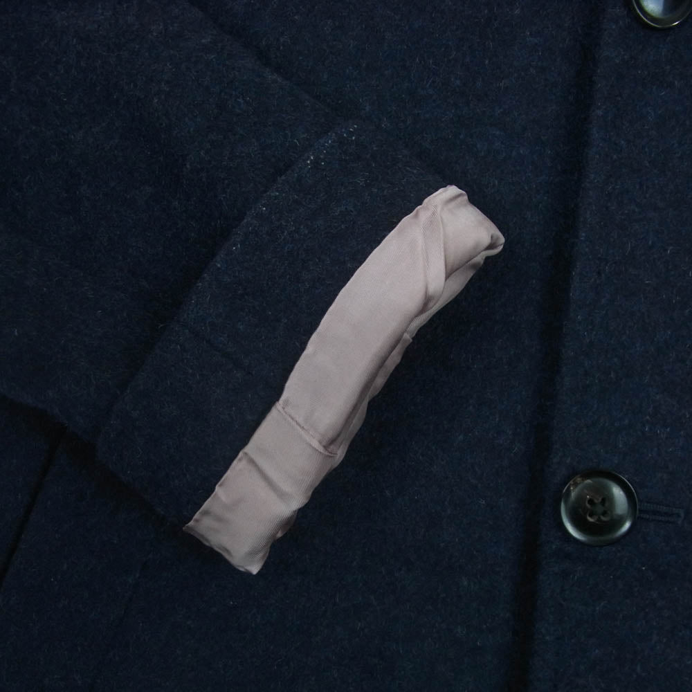 Paul Smith ポール・スミス PF-MV-66054 ウール シャギー ステンカラー コート ネイビー系 150 M【中古】 Paul Smith ポール・スミス PF-MV-66054 ウール シャギー ステンカラー