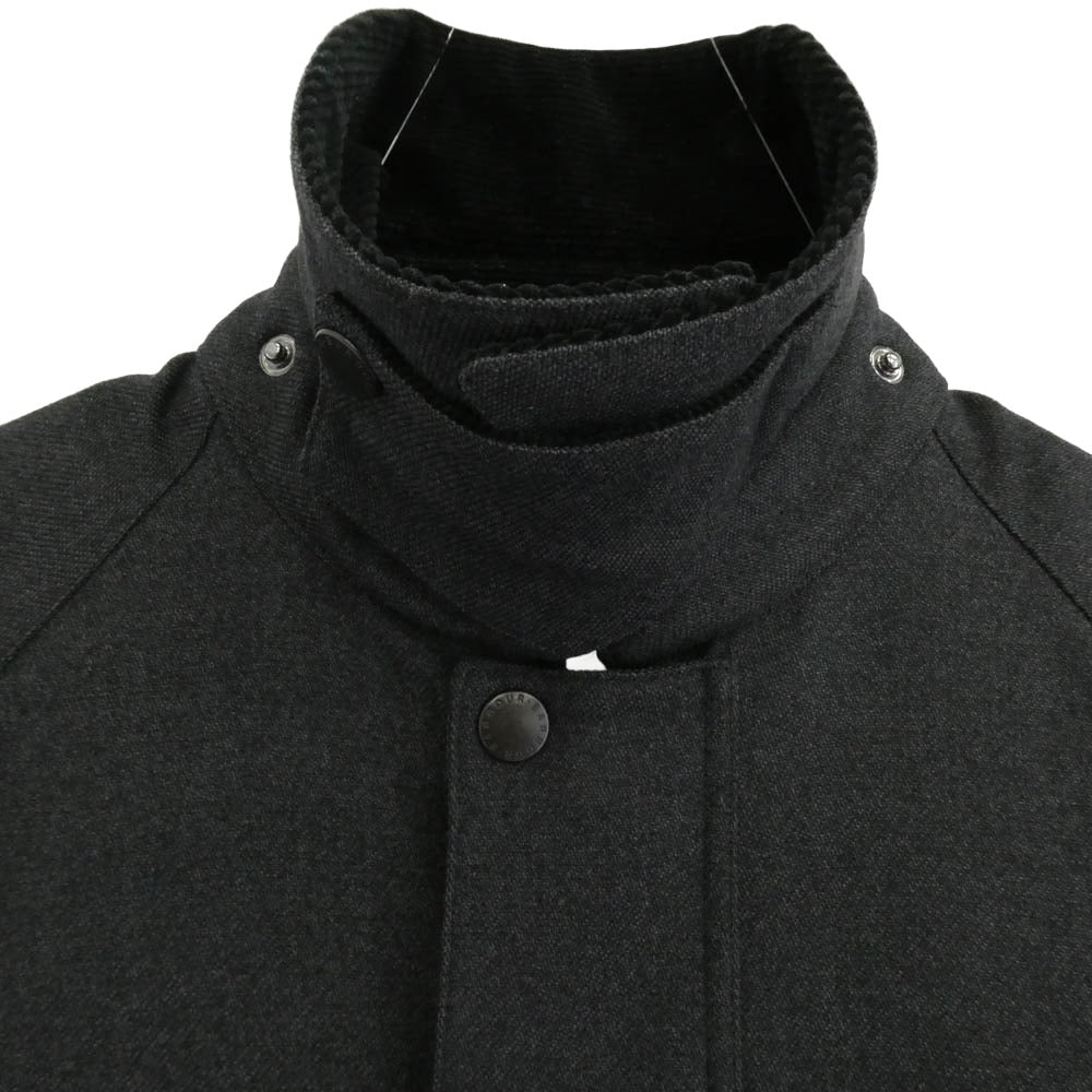 SOPHNET. ソフネット 20AW SOPH-202020 Barbour バブアー NEW BURGHLEY JACKET SOLOTEX ソロテックス ニューバーレー ジャケット コート グレー系 S【中古】