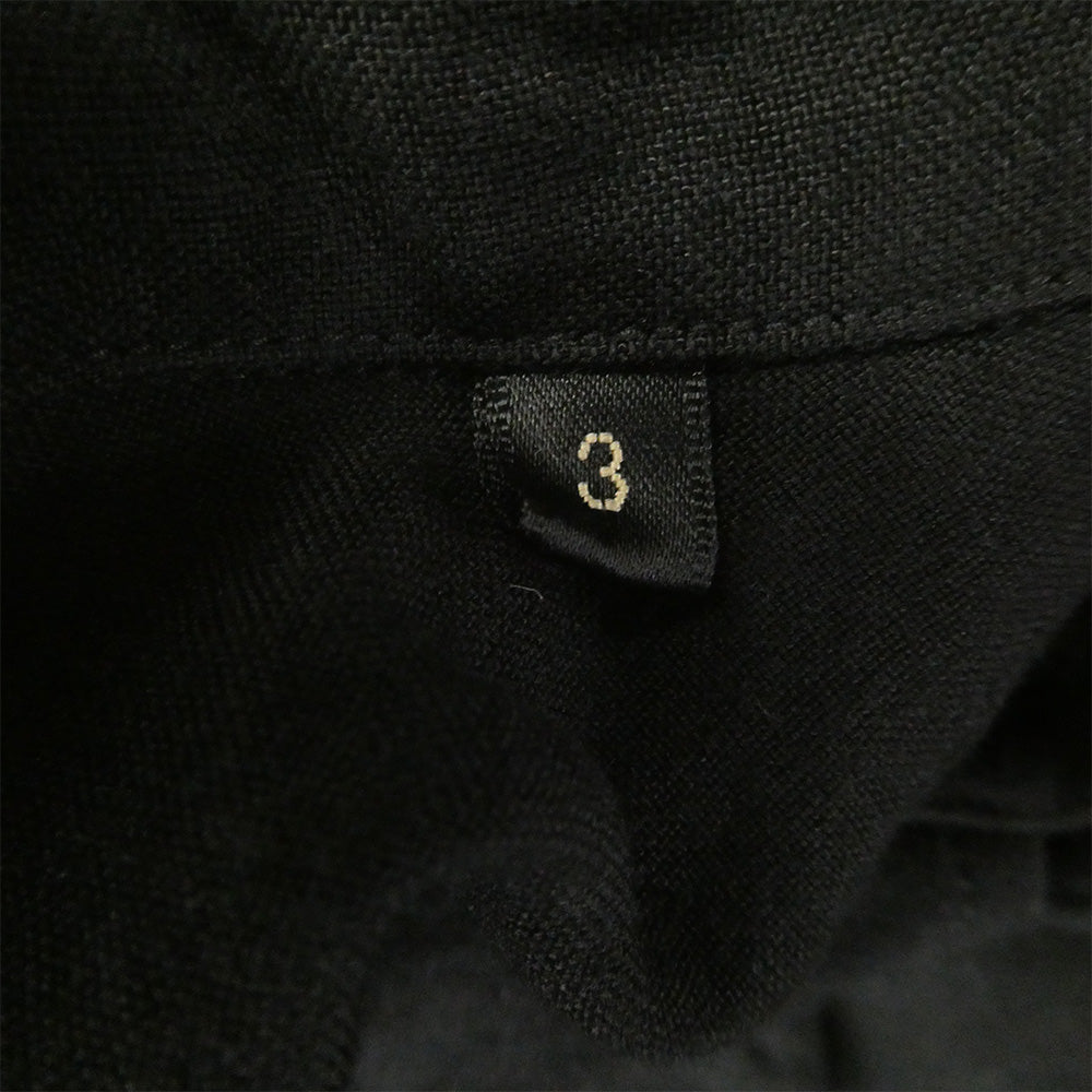 COMOLI コモリ 25SS B01-02003 レーヨンウエスタンシャツ ブラック系 3【中古】