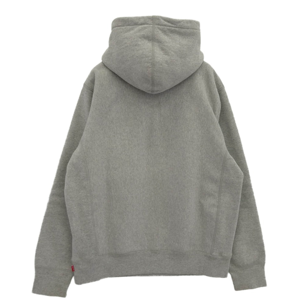 Supreme シュプリーム 19SS Swarovski Box Logo Hooded Sweeatshirt スワロフスキー ボックス ロゴ フーデッド スウェットシャツ パーカー グレー系 M【中古】