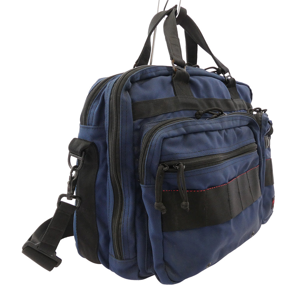 BRIEFING ブリーフィング B4 OVER TRIP B4 オーバートリップ 2WAY ショルダー ブリーフ バッグ ネイビー系【中古】