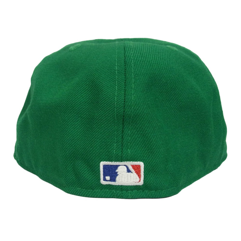 FEAR OF GOD フィアオブゴッド ESSENTIALS エッセンシャルズ NEW ERA ニューエラ 59FIFTY FITTED CAP ベースボール キャップ 帽子 グリーン系 7 5/8【極上美品】【中古】