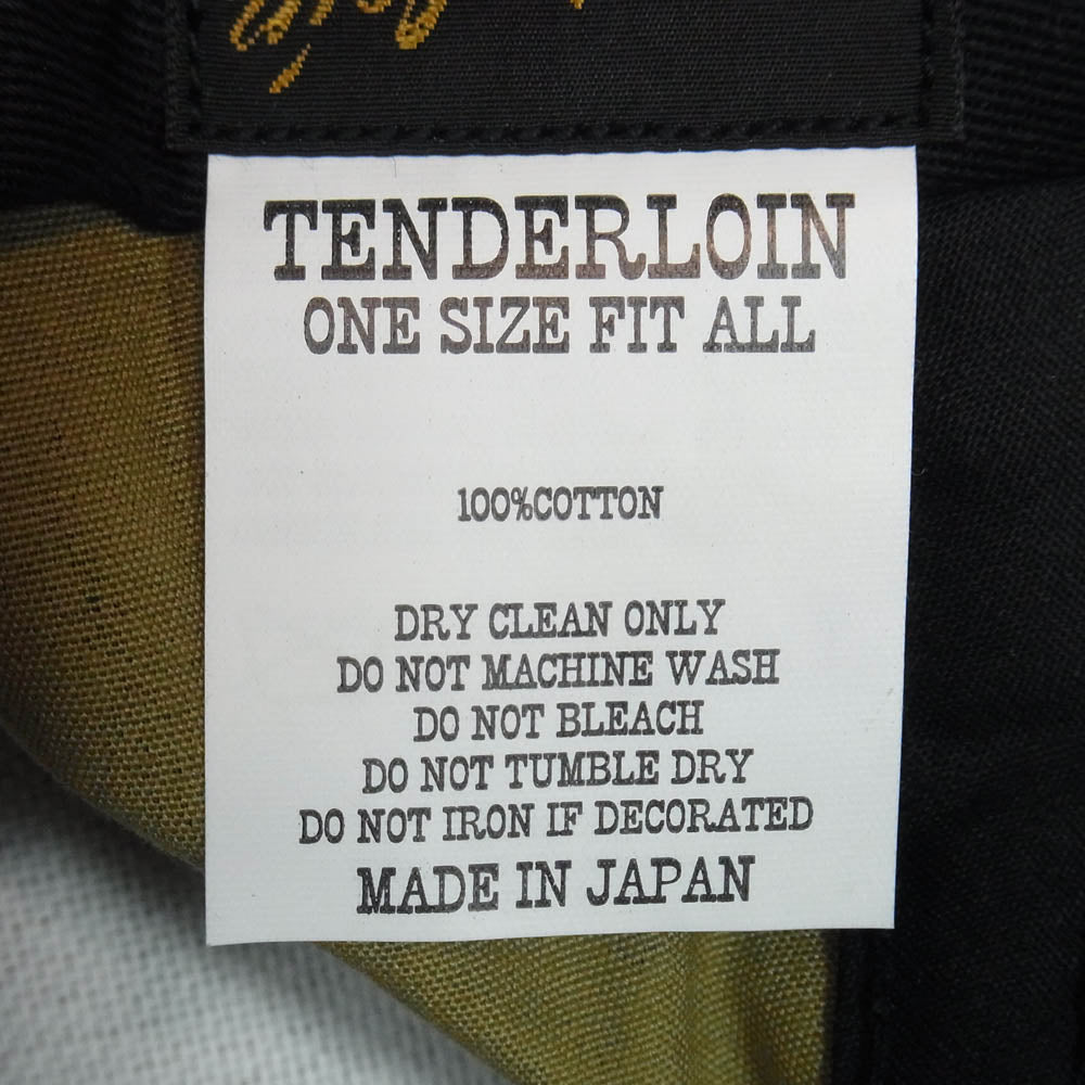 TENDERLOIN テンダーロイン TRACKER CAP BB ロゴワッペン タイガーカモ