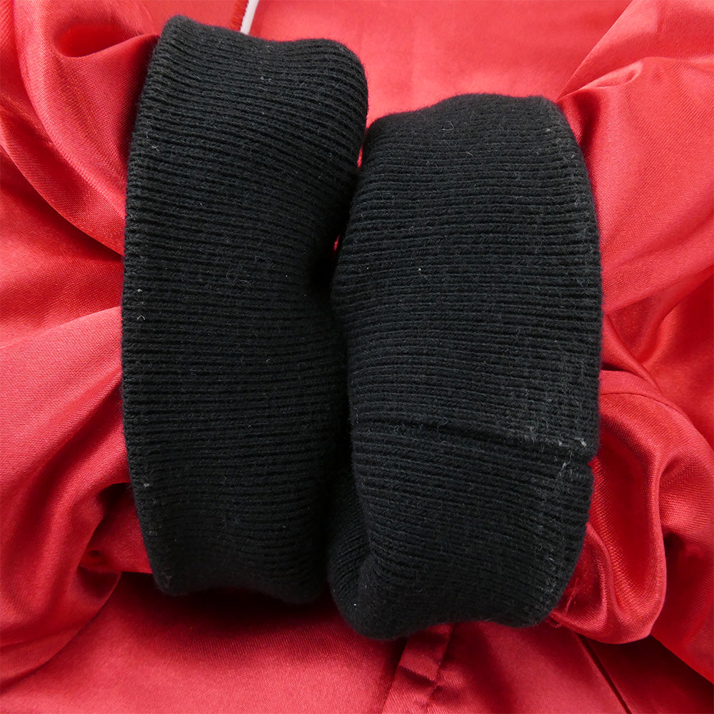 Supreme シュプリーム 18AW Champion チャンピオン HOODED SATIN VARSITY JACKET フーデッド サテン ヴァーシティ ジャケット スタジャン レッド系 M【中古】