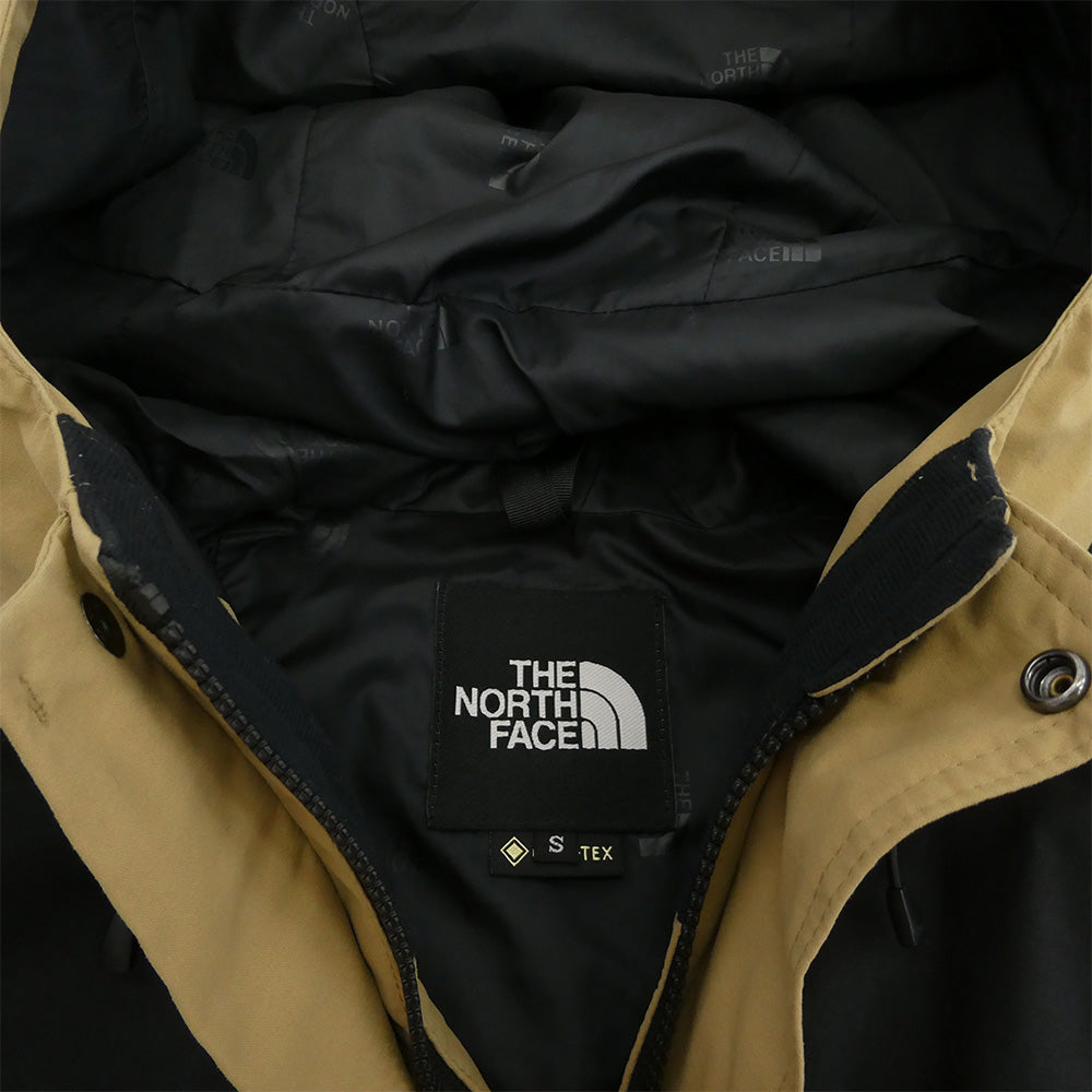 THE NORTH FACE ノースフェイス MOUNTAIN LIGHT JACKET GORE-TEX ゴアテックス フーデッド ジップアップ マウンテン ライト ジャケット ベージュ系 S【中古】