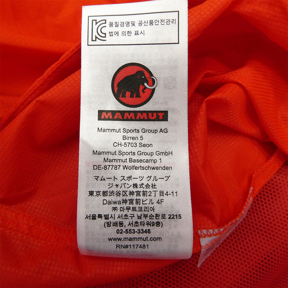 Mammut マムート 1012-00210 Glider Jacket グライダー ジャケット レッド系 L【中古】