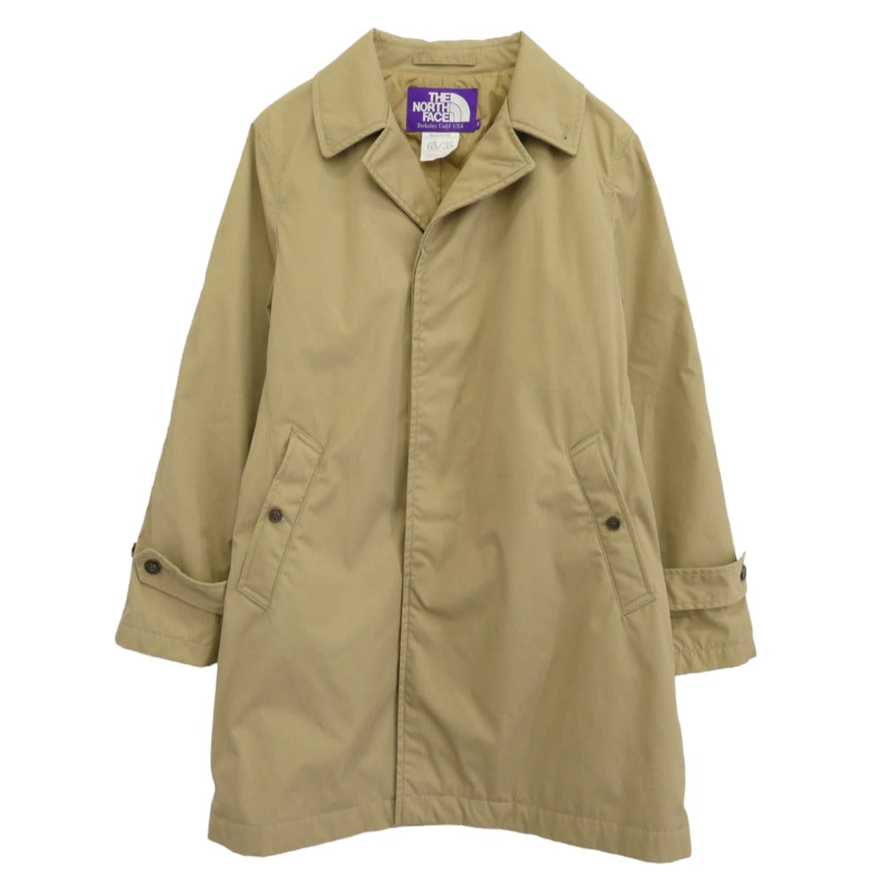 THE NORTH FACE ノースフェイス 18AW NY2754N PURPLE LABEL パープル レーベル プリマロフト ステンカラーコート ベージュ系 M【中古】
