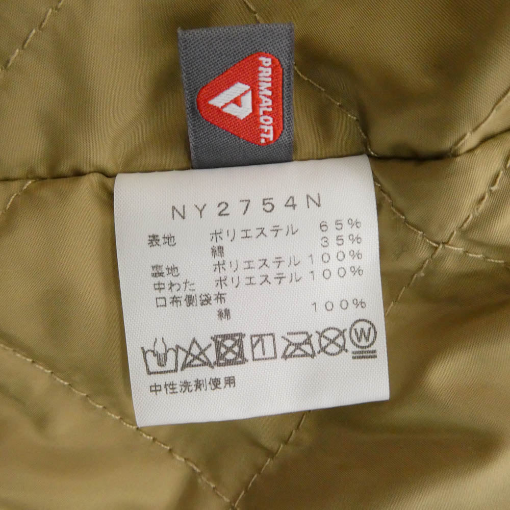 THE NORTH FACE ノースフェイス 18AW NY2754N PURPLE LABEL パープル レーベル プリマロフト ステンカラーコート ベージュ系 M【中古】
