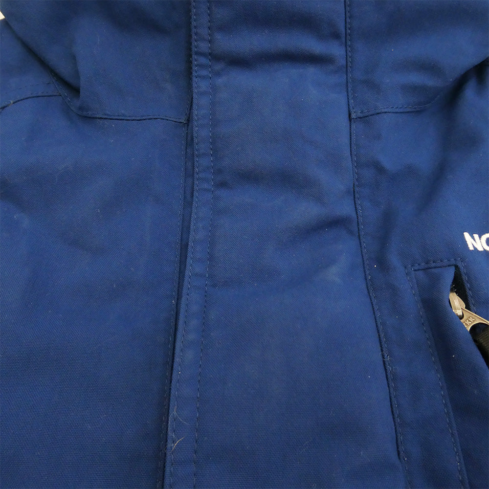 THE NORTH FACE ノースフェイス ND91530 ELEBUS JACKET エレバス ファーフード ダウン ジャケット ネイビー系 M【中古】