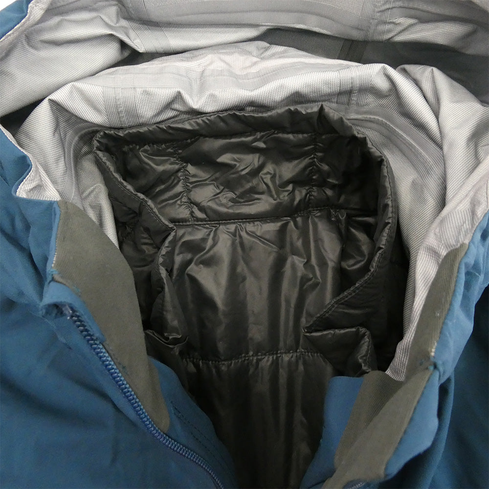 mont-bell モンベル 1102504 3in1 フォールラインパーカ 3WAY ジャケット ブルーグリーン XL【極上美品】【中古】