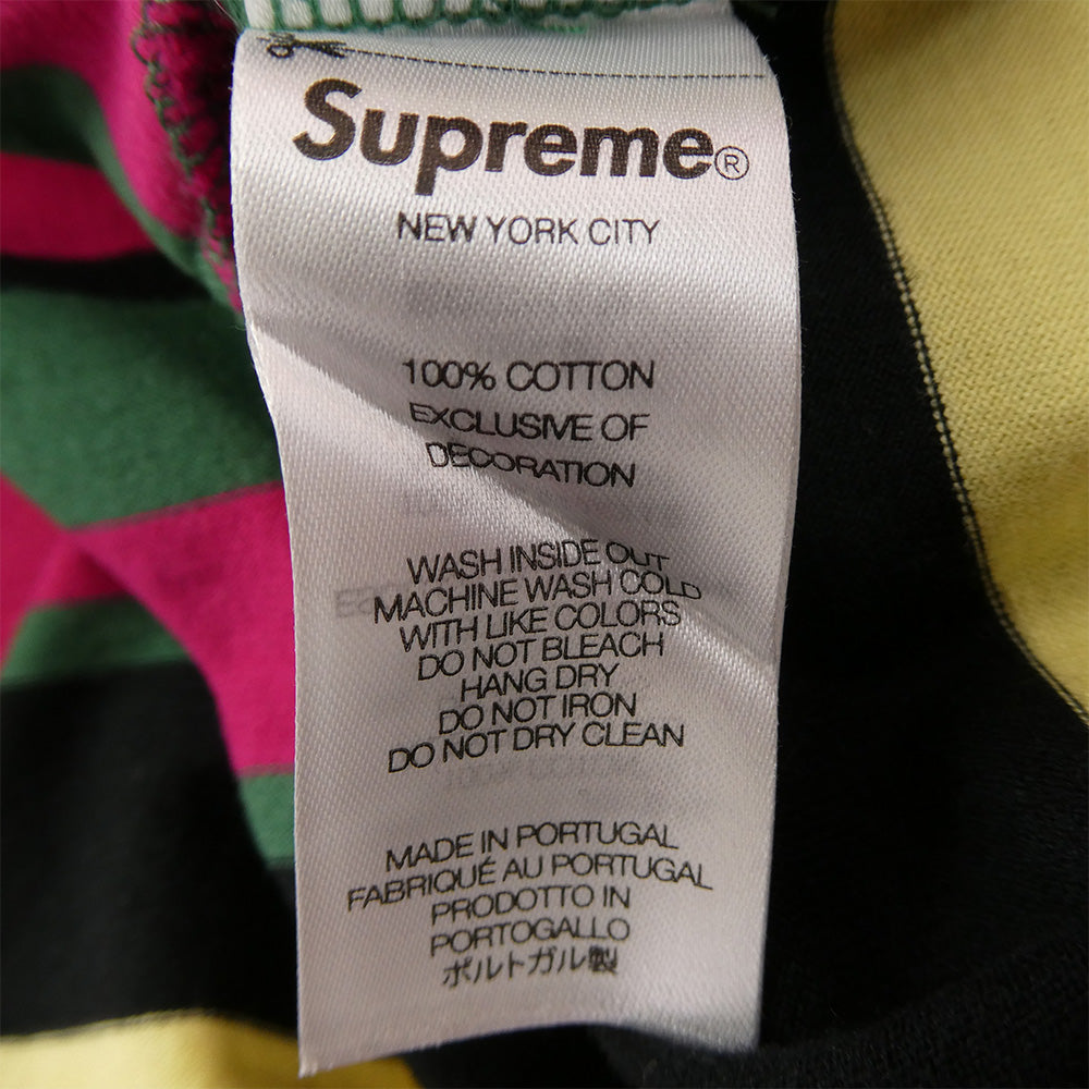 Supreme シュプリーム 25SS Intarsia S/S Top インターシャ エスエス トップ 半袖 Tシャツ マルチカラー系 L【極上美品】【中古】